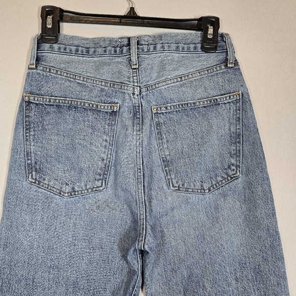 Agolde Women's Straight Leg Jeans - Light Blue - Picture 5 of 16